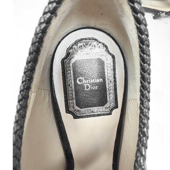 Dior Lace Up Heels Black Runway 2009 Fall Christian Dior High Heel Pumps - Picture 7 of 11